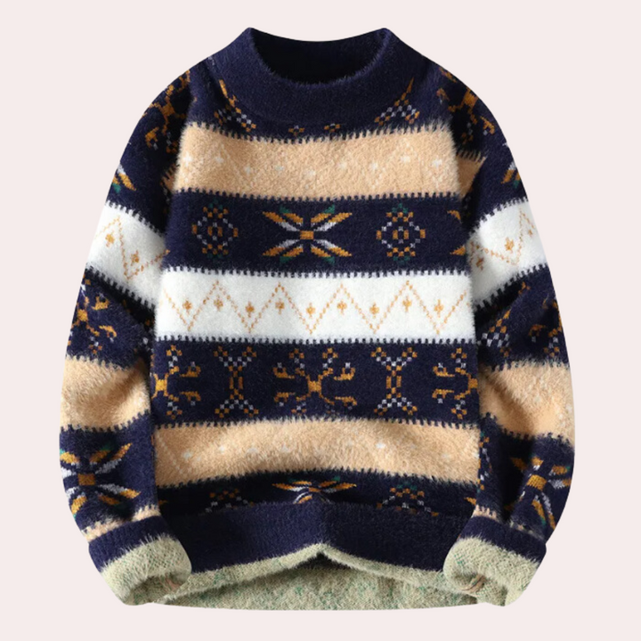 Levoire | Pull élégant Merinisinsininen