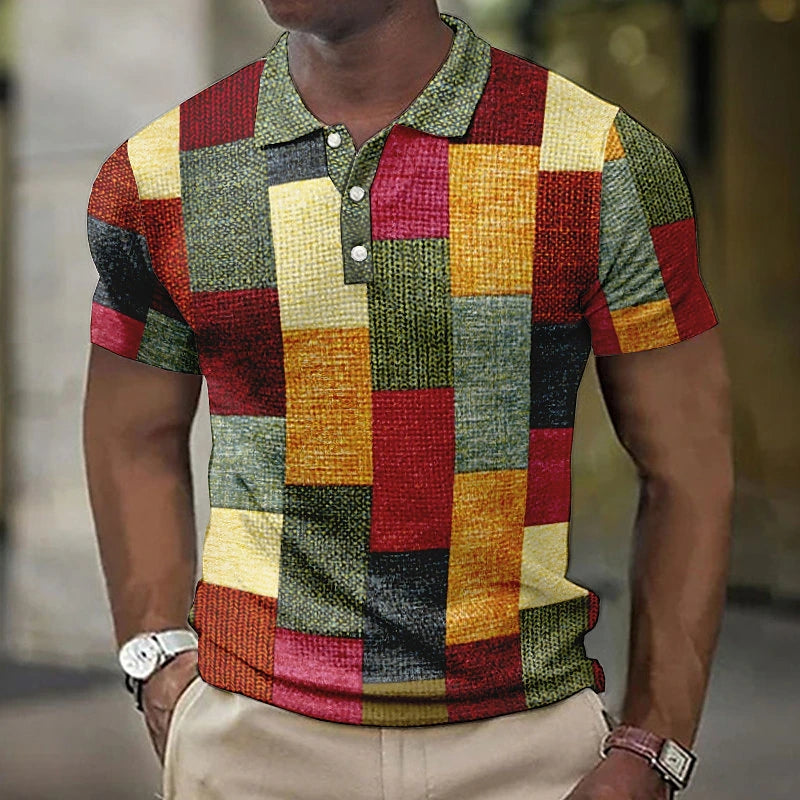 Levoire | Polo Multicolore Élégante Et Polyvalente Rouge