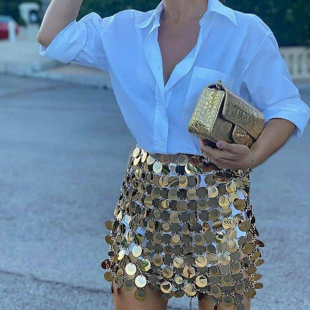 Levoire | Me Now Jupe Mini Paillettes Or