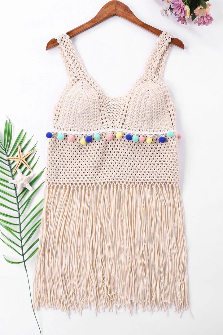 Levoire | Franges Couverture-haut Rosa Taille unique