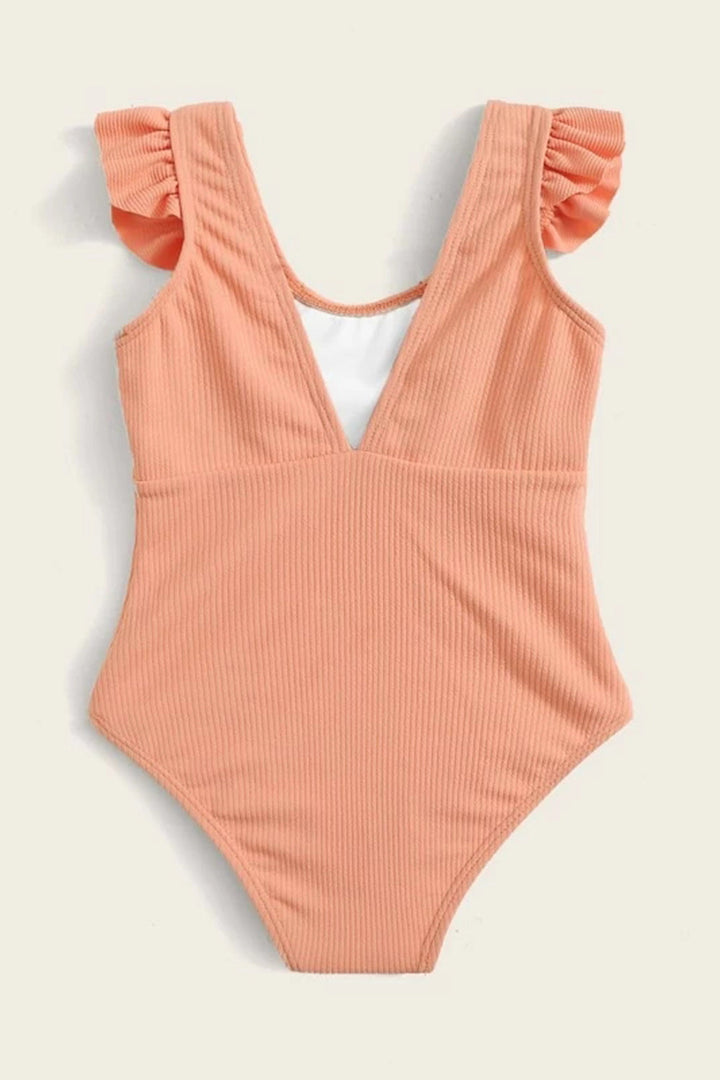 Levoire | Fille Élastique Volant Maillot de Bain