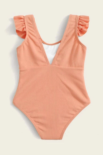 Levoire | Fille Élastique Volant Maillot de Bain