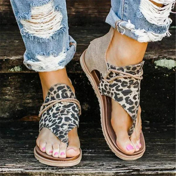 Levoire | Sandales Pour Femmes Avec Un Style Rétro Nostalgique Noir marron