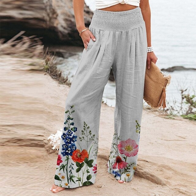 Levoire | Pantalon D'été Élégant Pour Femme Multicolore 1