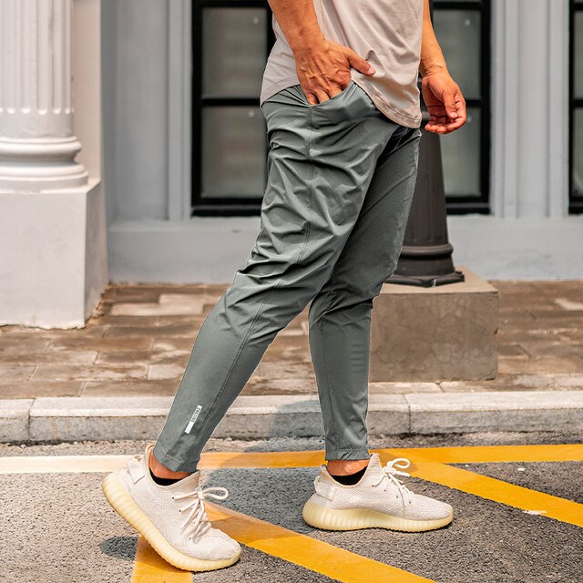 Levoire | Pantalon de Sport avec Confort Optimal et Tissu de Séchage Rapide pour Tous Vert grisâtre