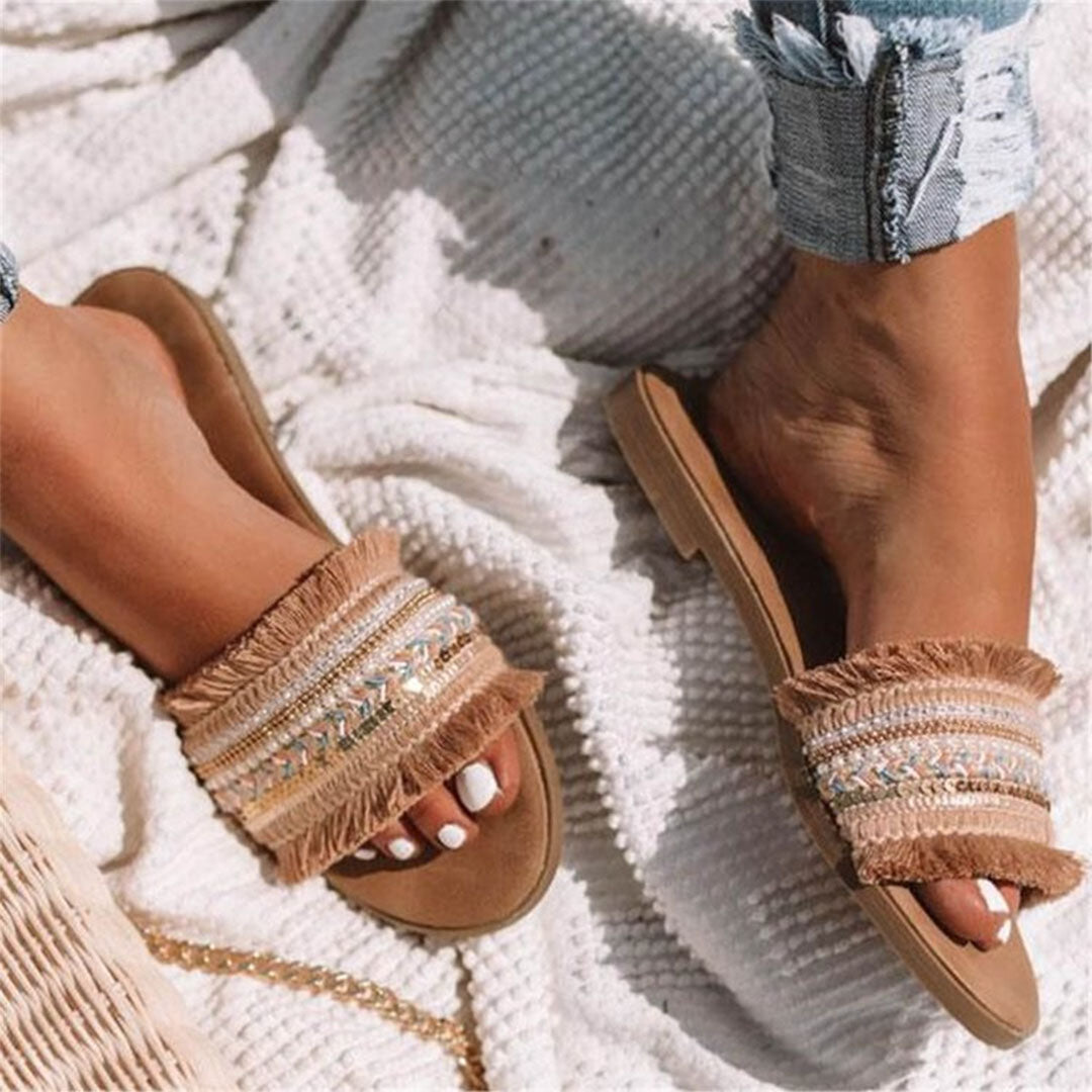 Levoire | Sandales, Style Boho, Plat, Sandales, Chaussures D'Été