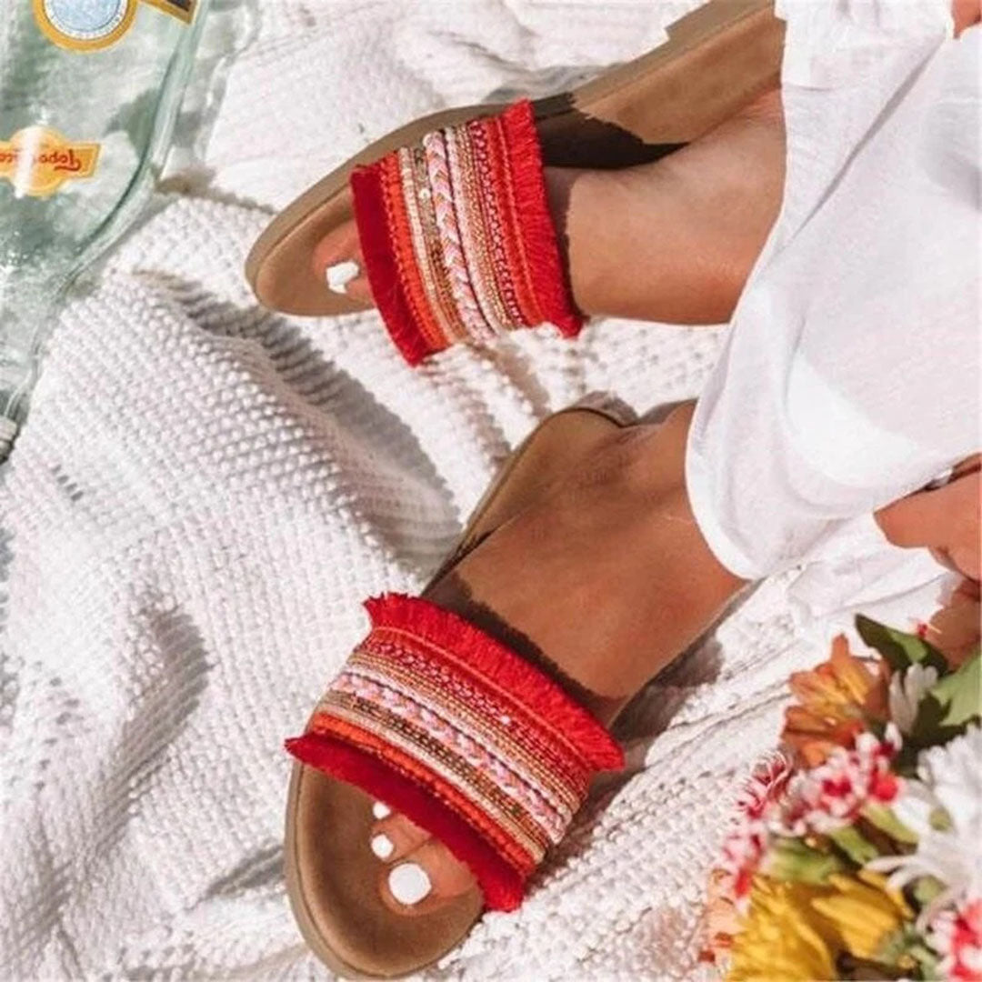 Levoire | Sandales, Style Boho, Plat, Sandales, Chaussures D'Été