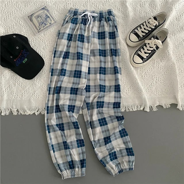 Levoire | Pantalons longs amples pour femmes Bleu