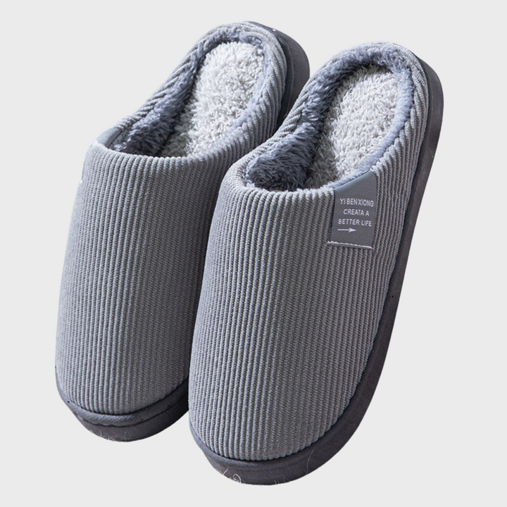 Levoire | Chaussures Chaudef pour Femmes Idéales pour une Utilisation Domestique Gris