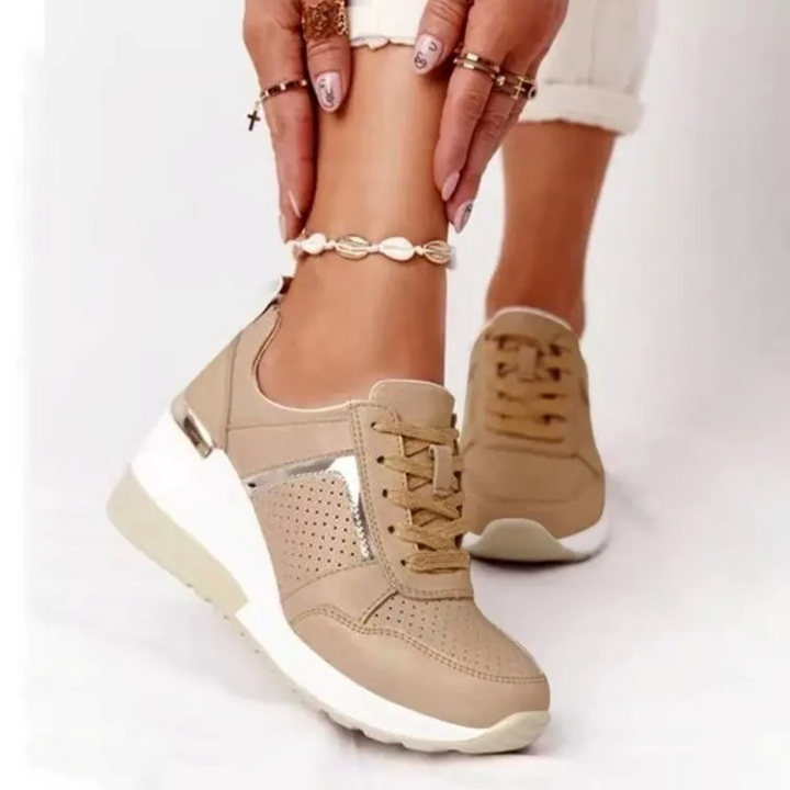 Levoire | Chaussures Confortables Avec Talon Wedge Braun