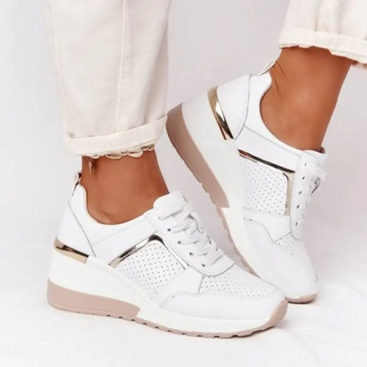 Levoire | Chaussures Confortables Avec Talon Wedge Blanc