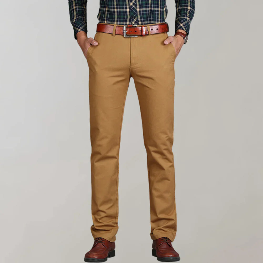 Levoire | Slim Fit Chino Hommes Khaki
