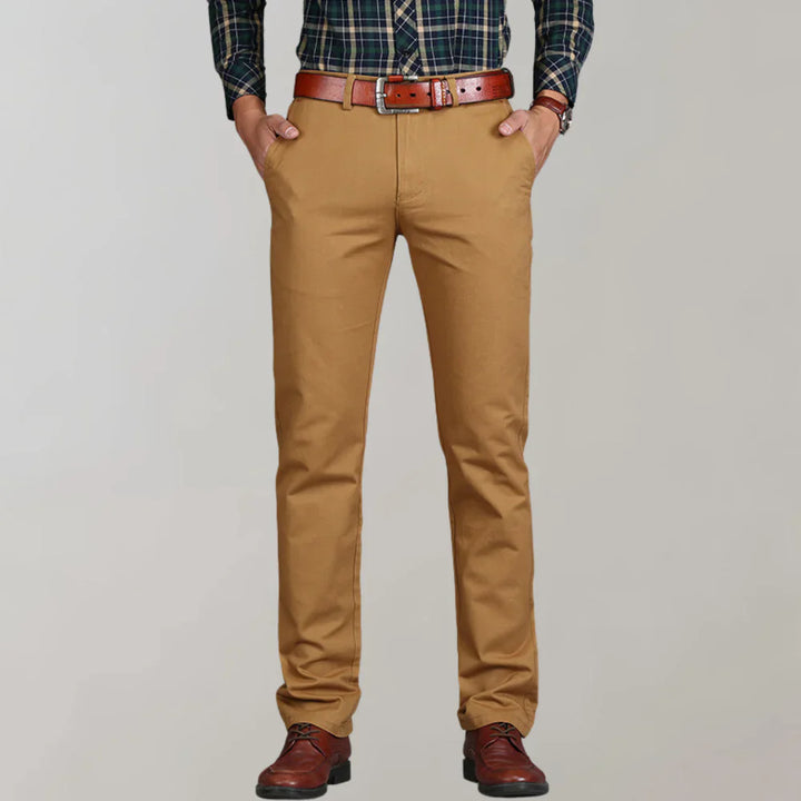 Levoire | Slim Fit Chino Hommes Khaki