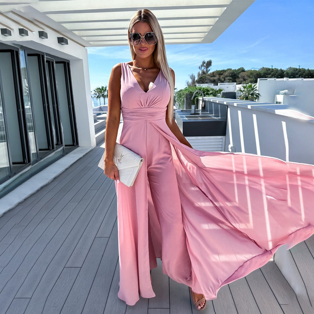 Levoire | Élégant combinaison coupe chic parfaite Rose