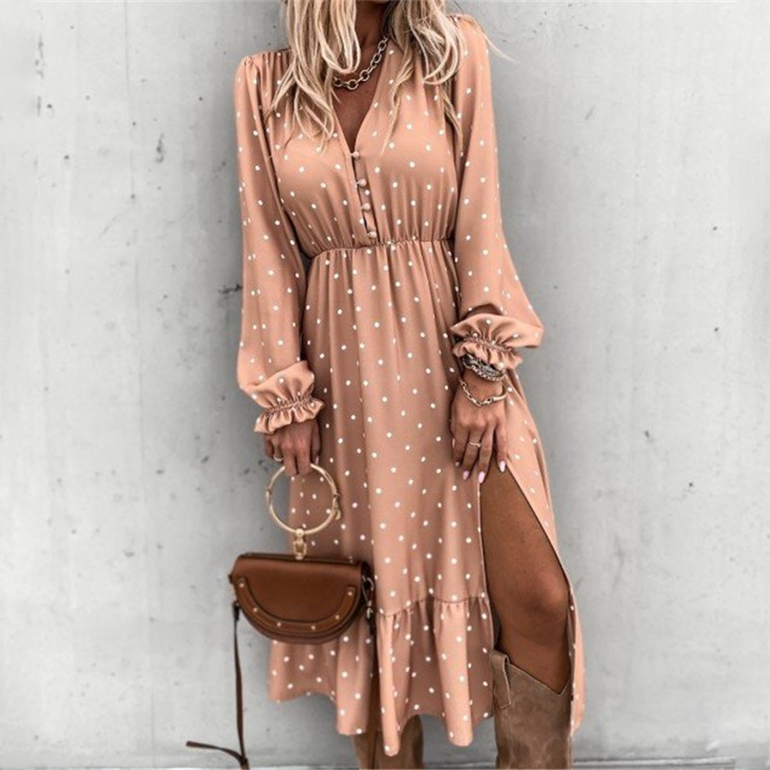 Levoire | Robe De Loisirs Avec Fente rose clair