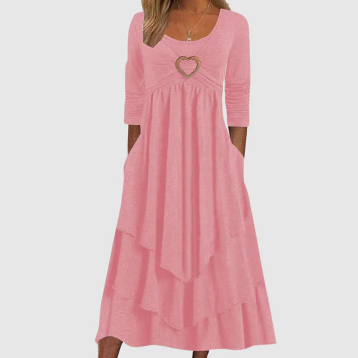 Levoire | Robe De Loisirs Élégante Pour Femmes Rosa