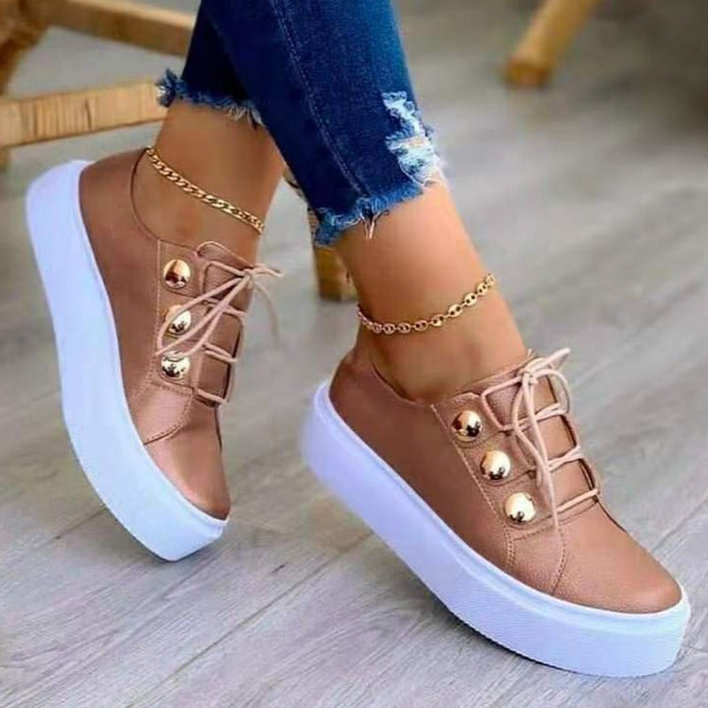 Levoire | Sneakers avec Confort Optimal et Élégance pour Femmes Or rose