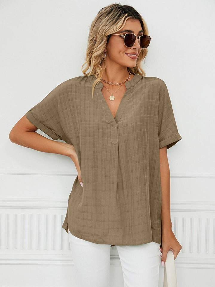 Levoire | Blouse Femme Basique - Article Mode 2024 Kaki