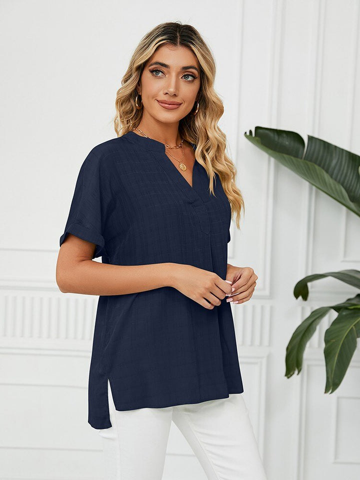 Levoire | Blouse Femme Basique - Article Mode 2024 Bleu