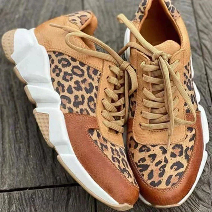 Levoire | Chaussures Compensées Léopard