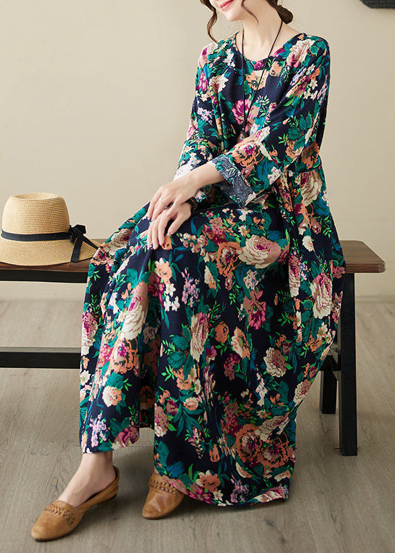 Levoire | Robe Longue Tendance Bleu marine