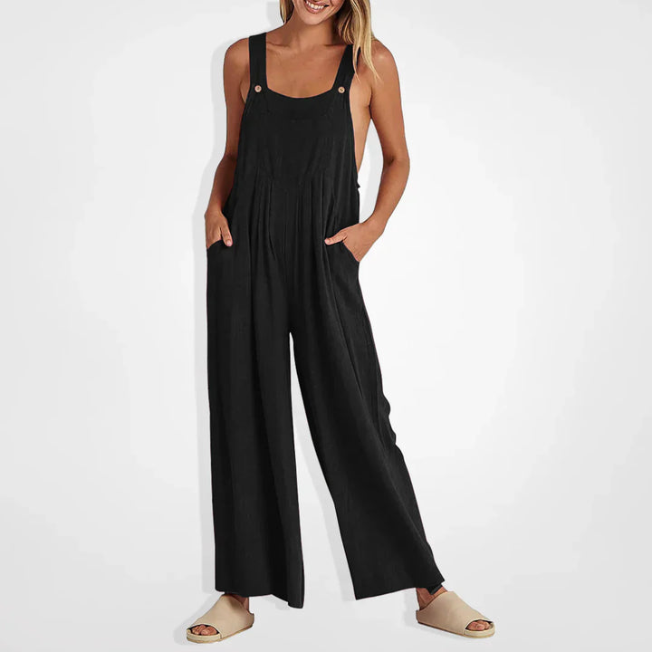 Levoire | Combinaisons femme jambes larges Noir