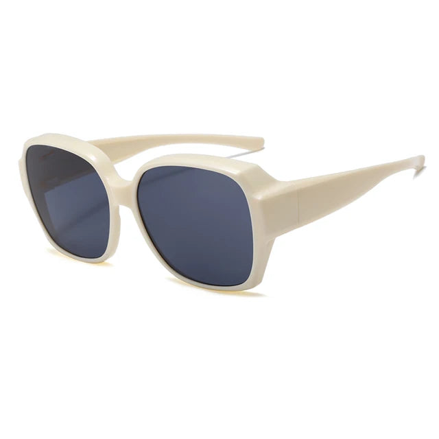 Levoire | Fit Sur Lunettes De Soleil Beige Gris