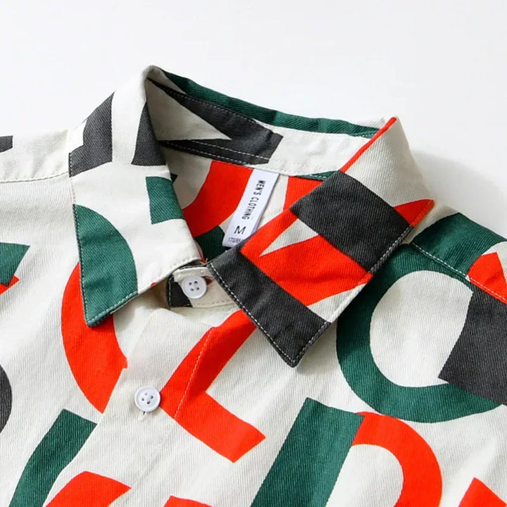 Levoire | Chemise Imprimee Style Audacieux Hommes