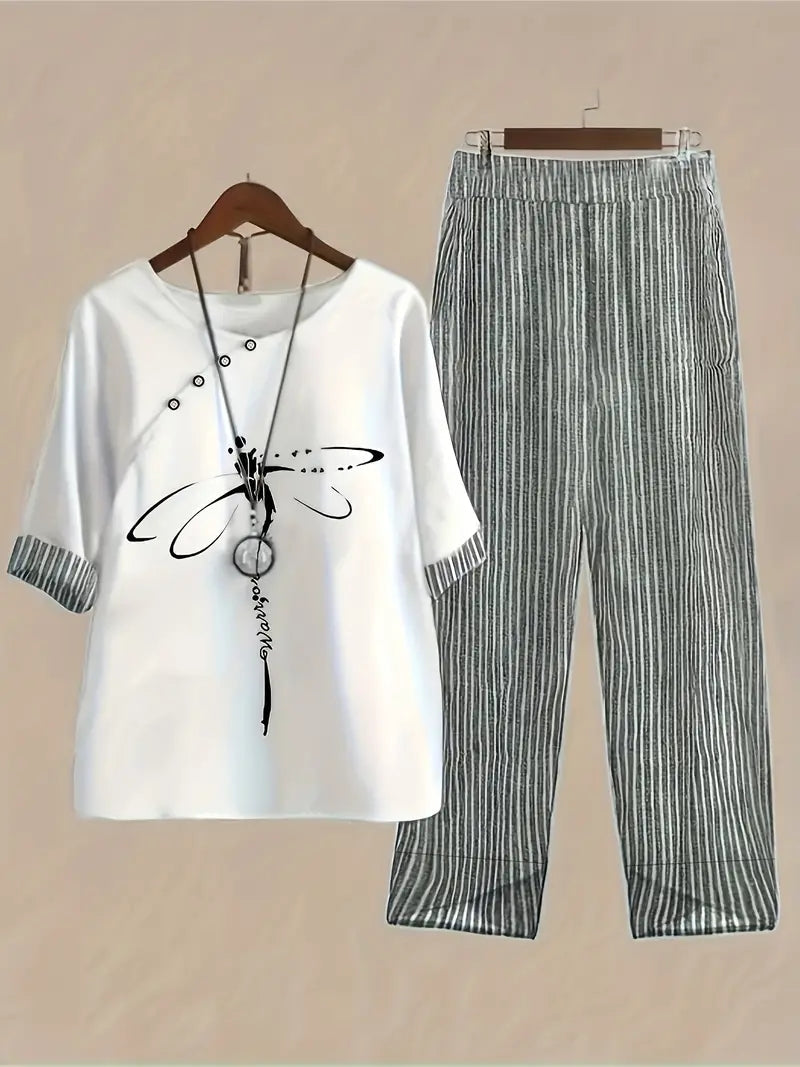 Levoire | imprimé Ensemble deux pièces Style 4