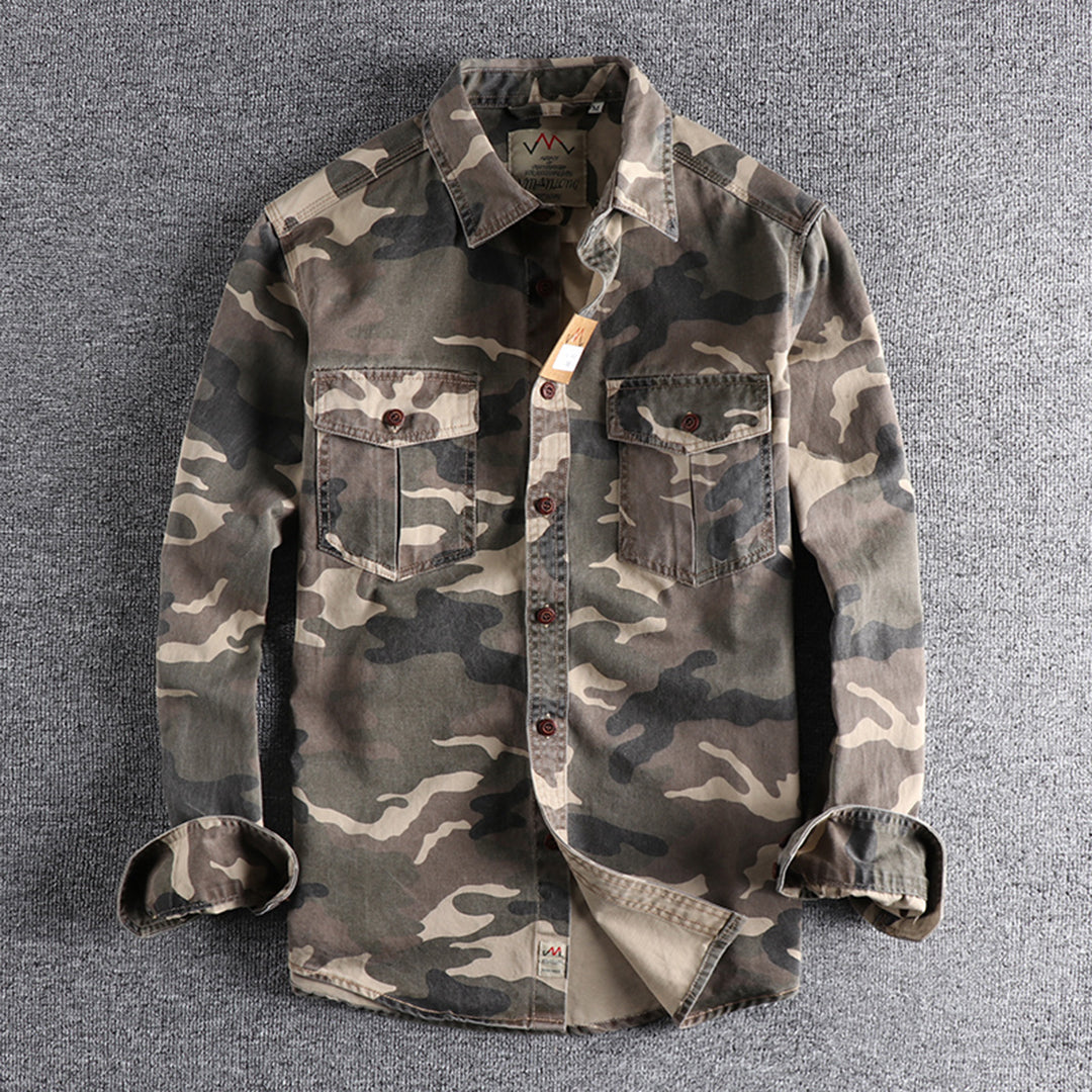 Levoire | Chemise Camouflage À Poches