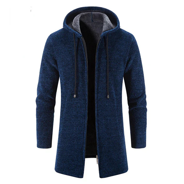 Levoire | Manteau Chaud Pour Hommes Avec Capuche Bleu clair