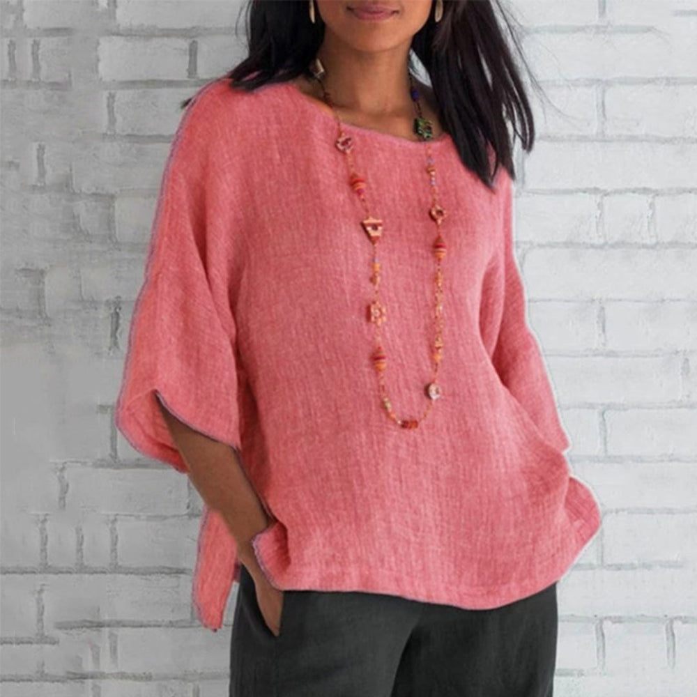 Levoire | Top En Lin Détendu Rosa