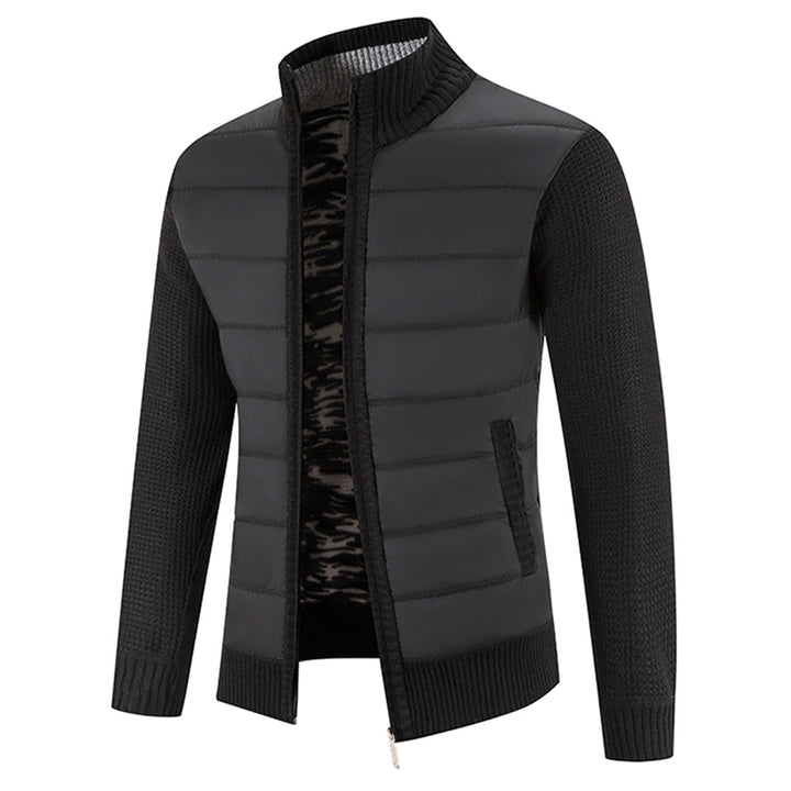 Levoire | Veste À Manches Longues Confortable Avec Zip Et Poches Noir