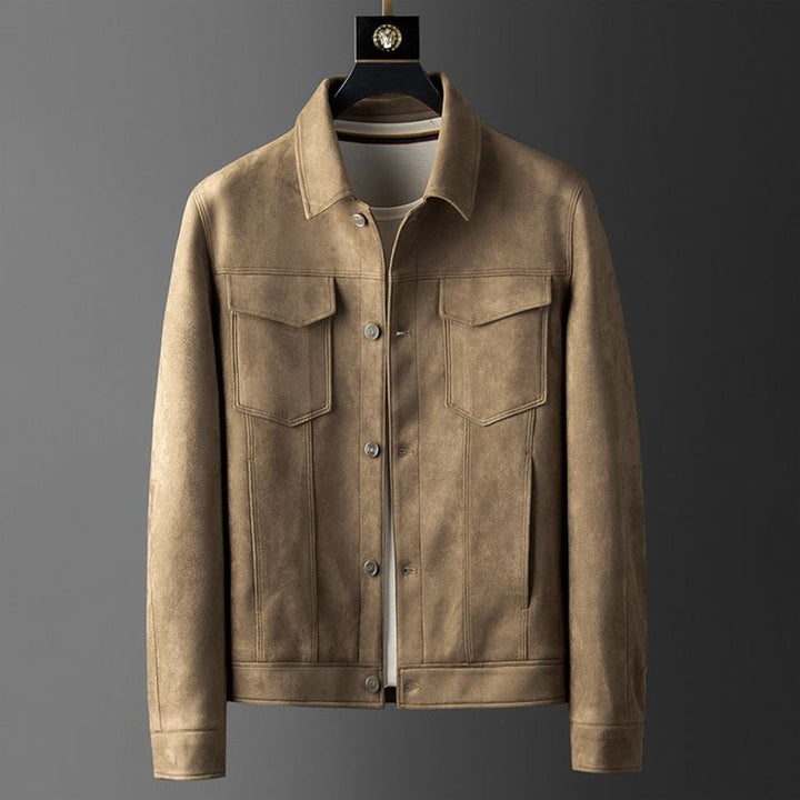 Levoire | Veste De Streetwear Décontractée Pour Hommes Beige