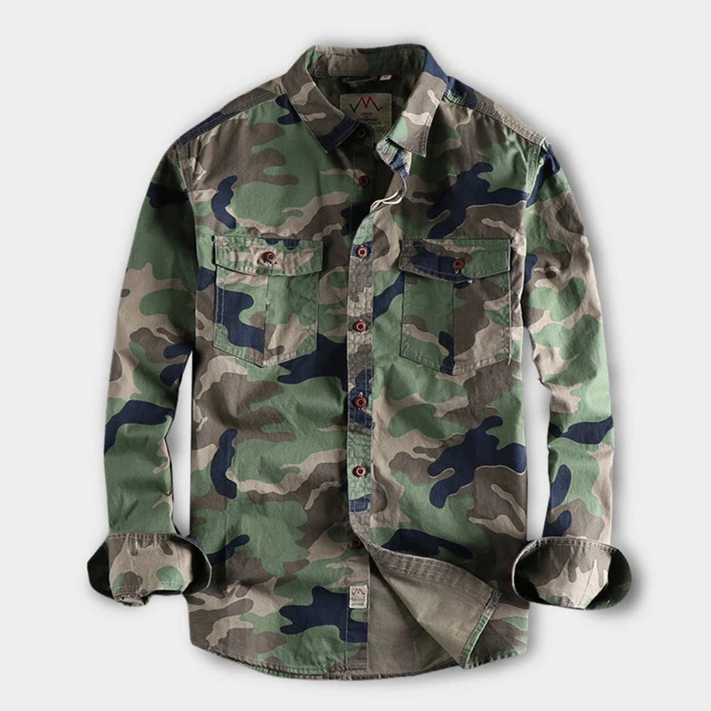 Levoire | Chemise Camouflage À Poches