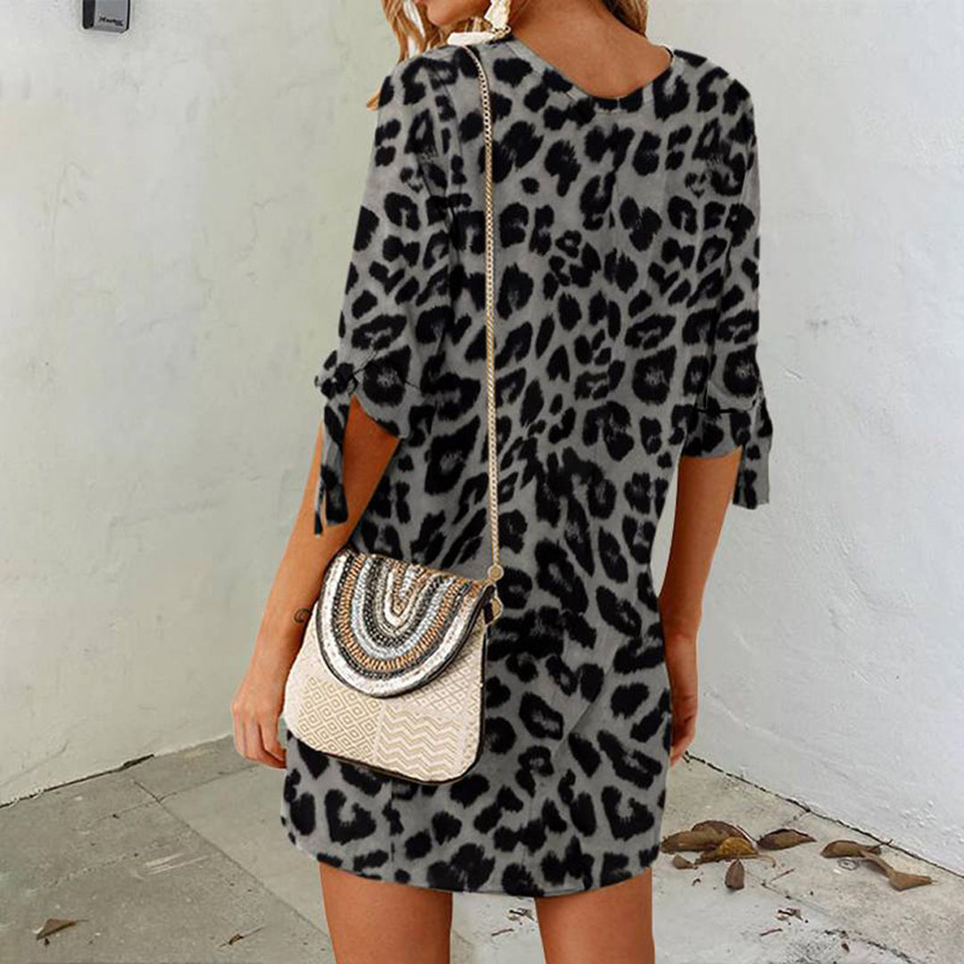 Levoire | Mini robe à imprimé léopard