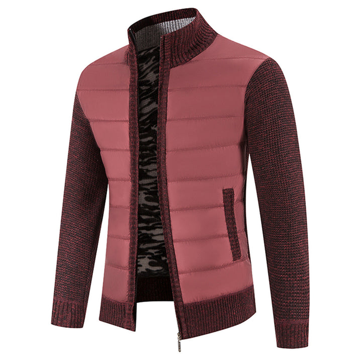 Levoire | Veste À Manches Longues Confortable Avec Zip Et Poches Couleur bourgogne