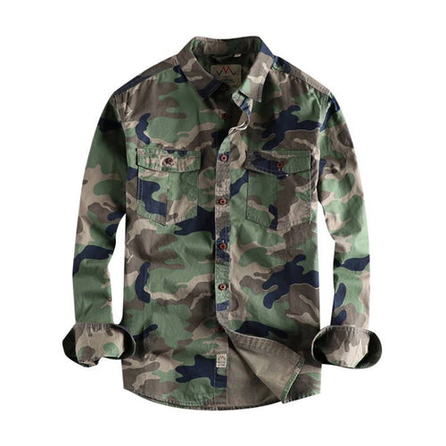 Levoire | Chemise Camouflage À Poches