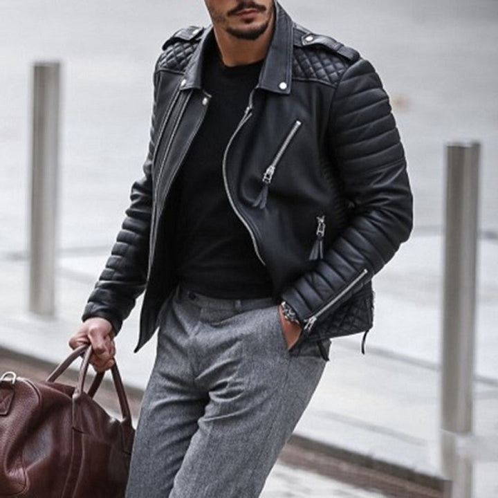 Levoire | Veste en Cuir Homme Style Contemporain et Durable