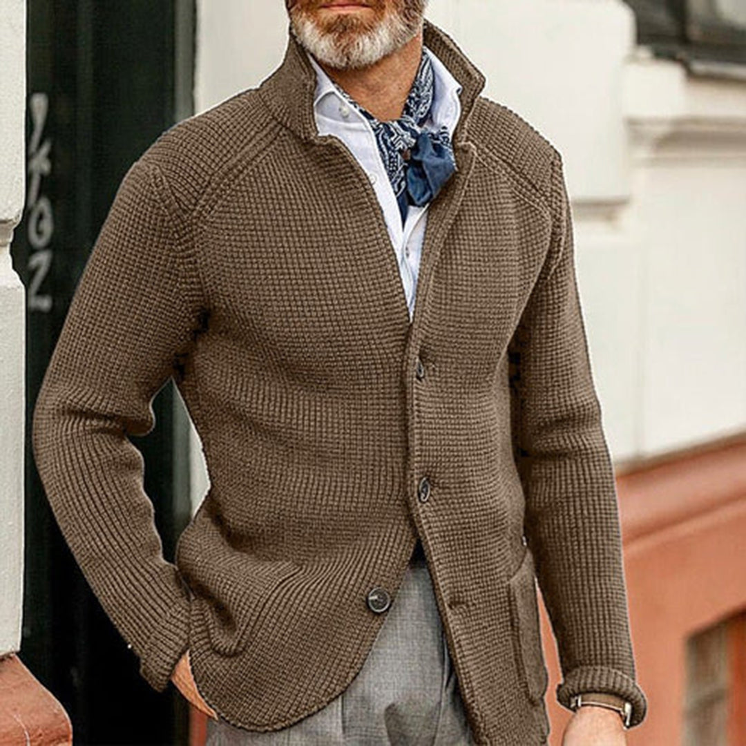 Levoire | Gilet Tricoté Classiquement Braun