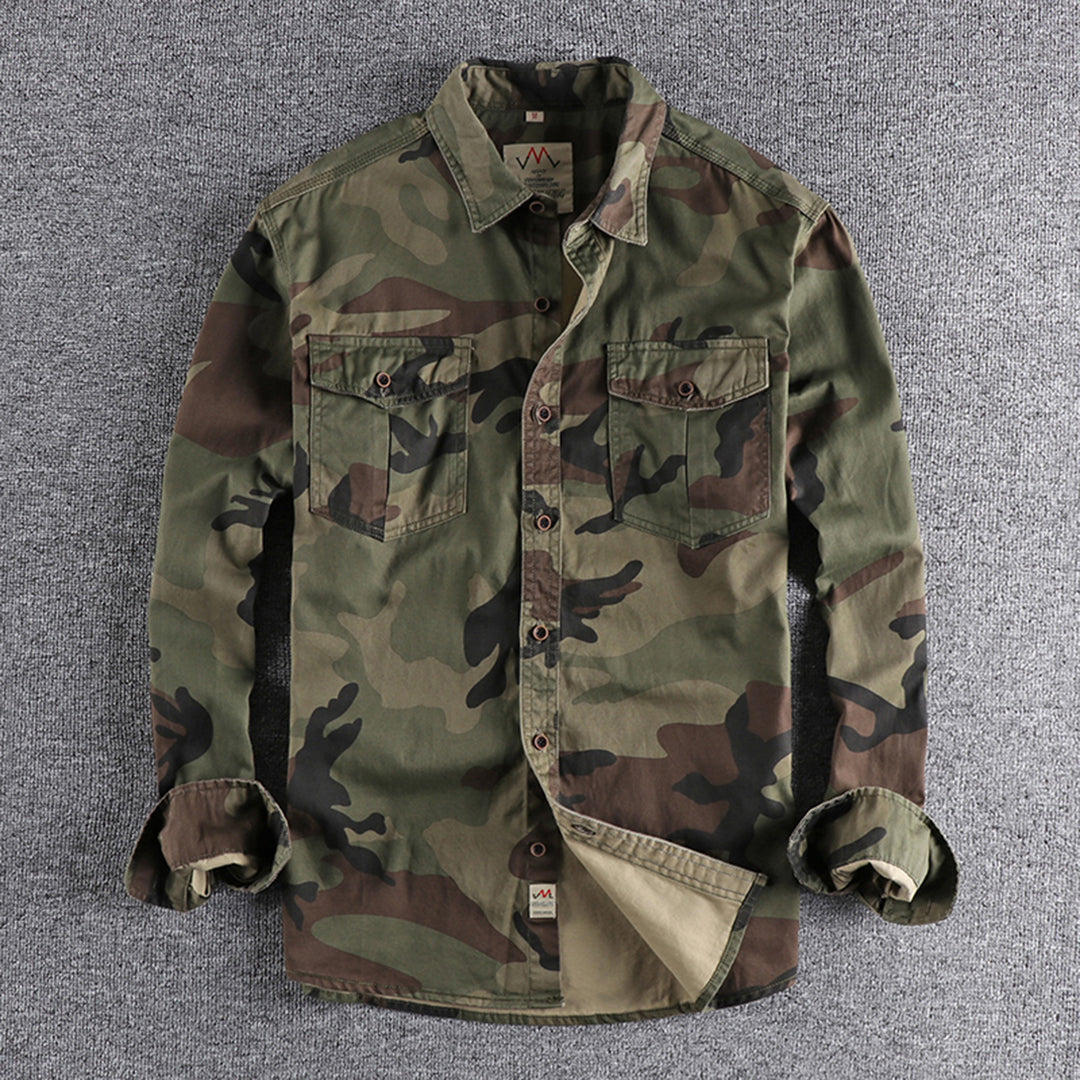 Levoire | Chemise Camouflage À Poches Motifs camouflage