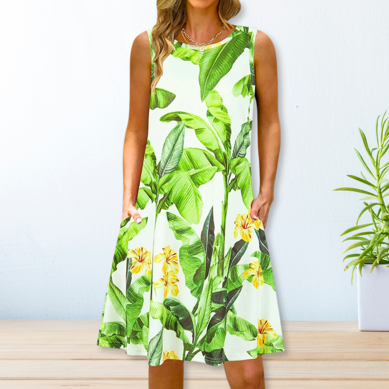 Levoire | Robe Décontractée Et Ample Vert