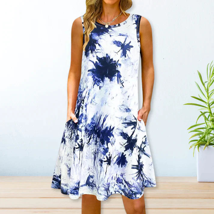 Levoire | Robe Loose Décontractée Bleu marine