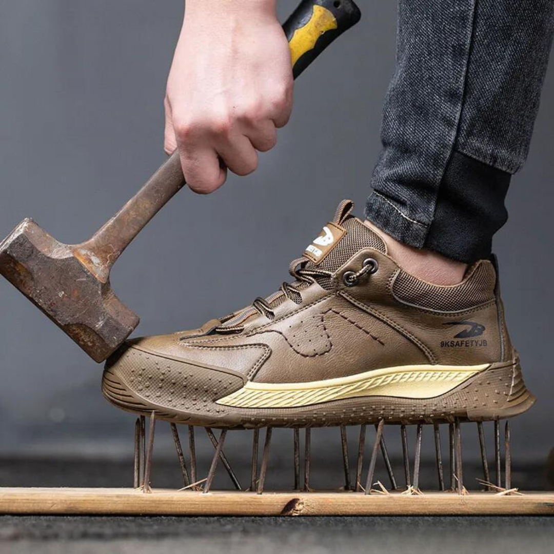 Levoire | Chaussures De Sécurité Durables Avec Une Semelle Très Robuste Pour Hommes Braun