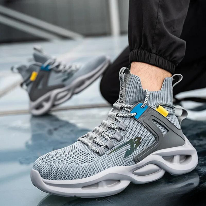 Levoire | Protecteurs De Demi-Taille Chaussures De Sécurité Avec Semelle Et Cheville Renforcées Pour Hommes Gris