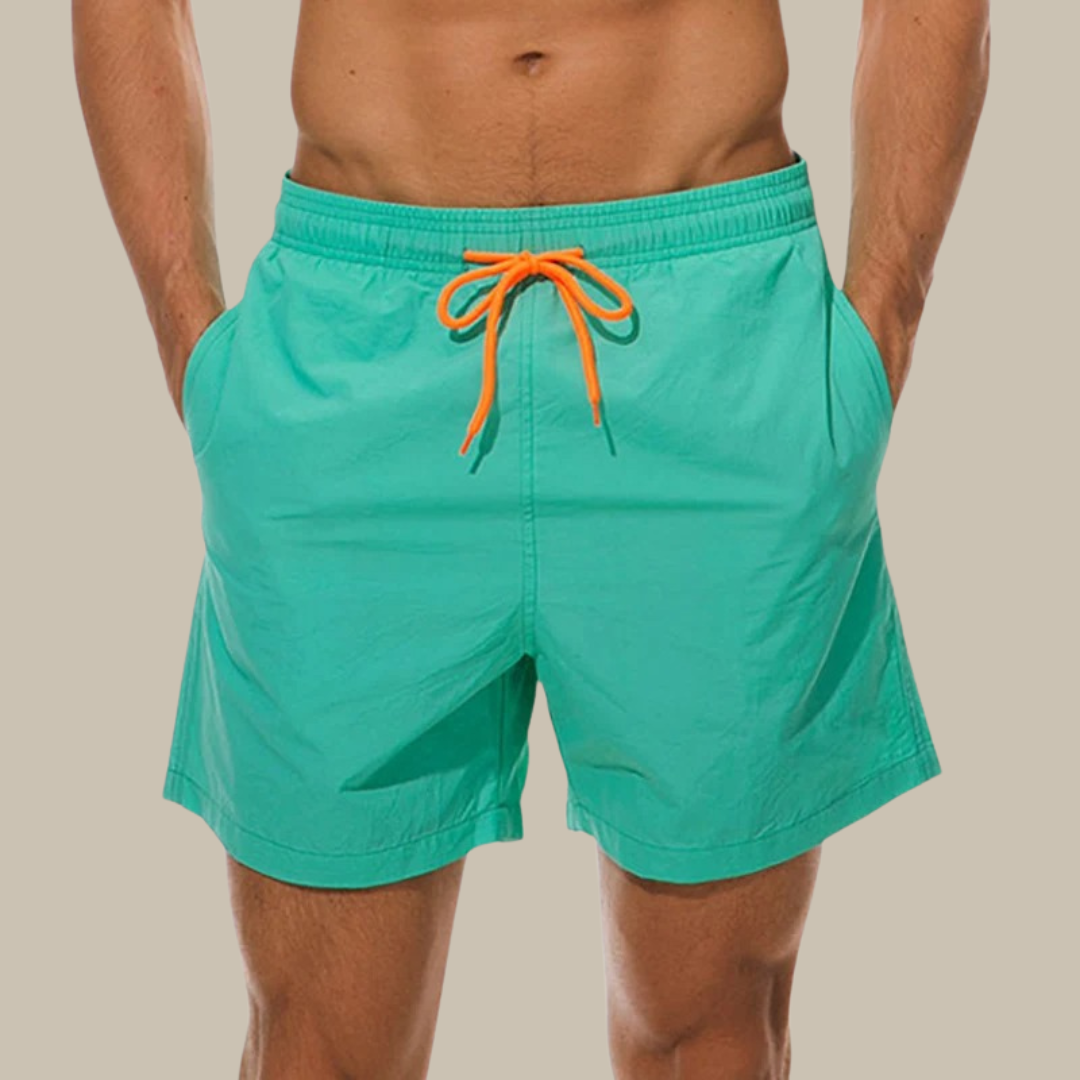 Levoire | Short De Bain Décontracté Pour Hommes À Séchage Rapide, Avec De L'Élasticité aqua