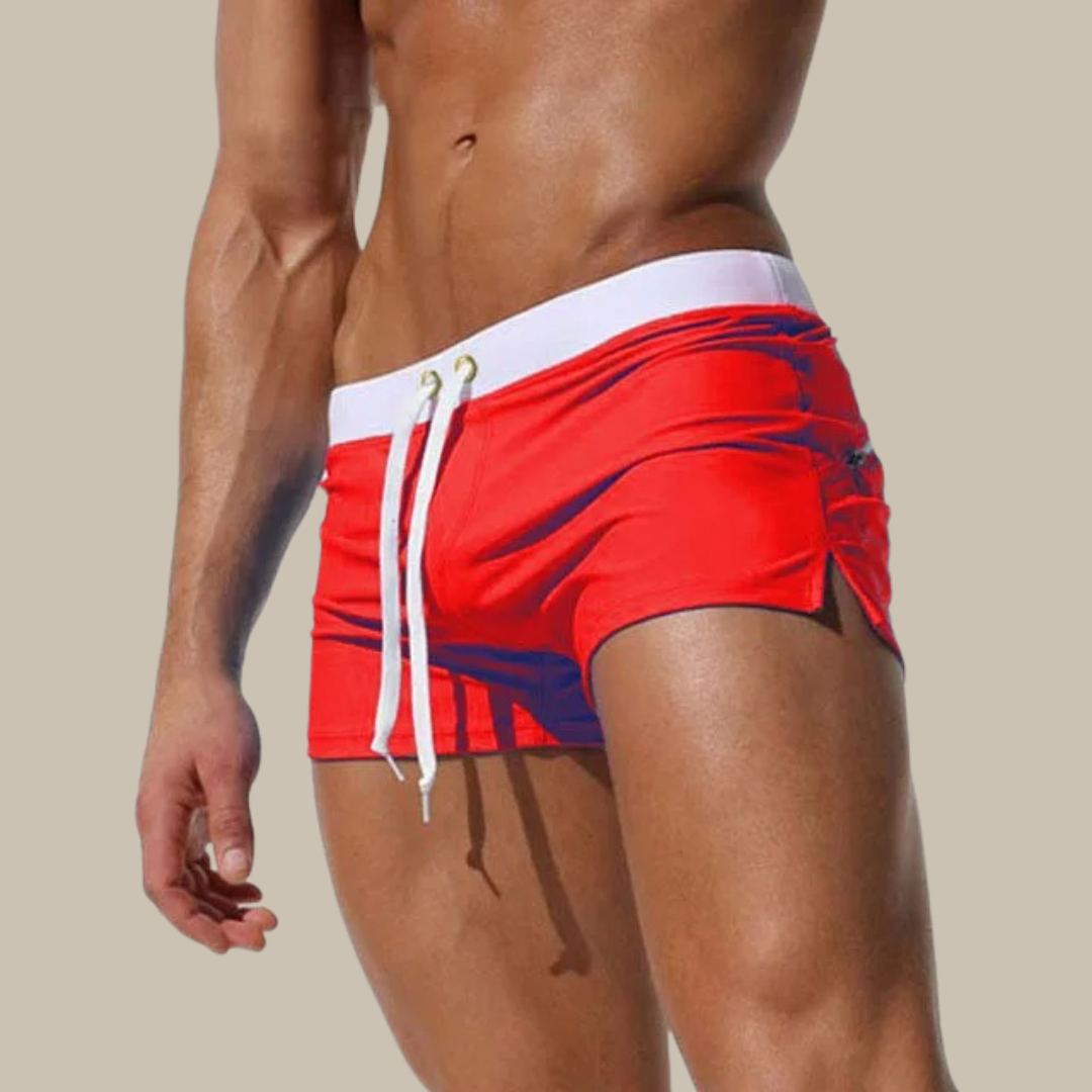 Levoire | Pantalons Mini Séchant Rapidement Avec Élasthanne rouge