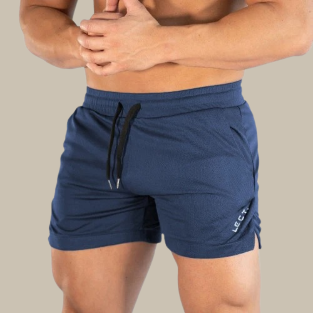 Levoire | Shorts De Bain Sportifs Pour Hommes À Jambes Courtes laivains bleu