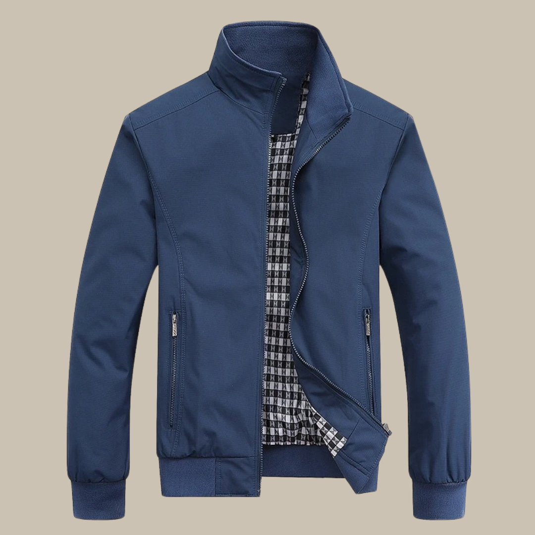 Levoire | Veste D'Été Relaxante Avec Col bleu