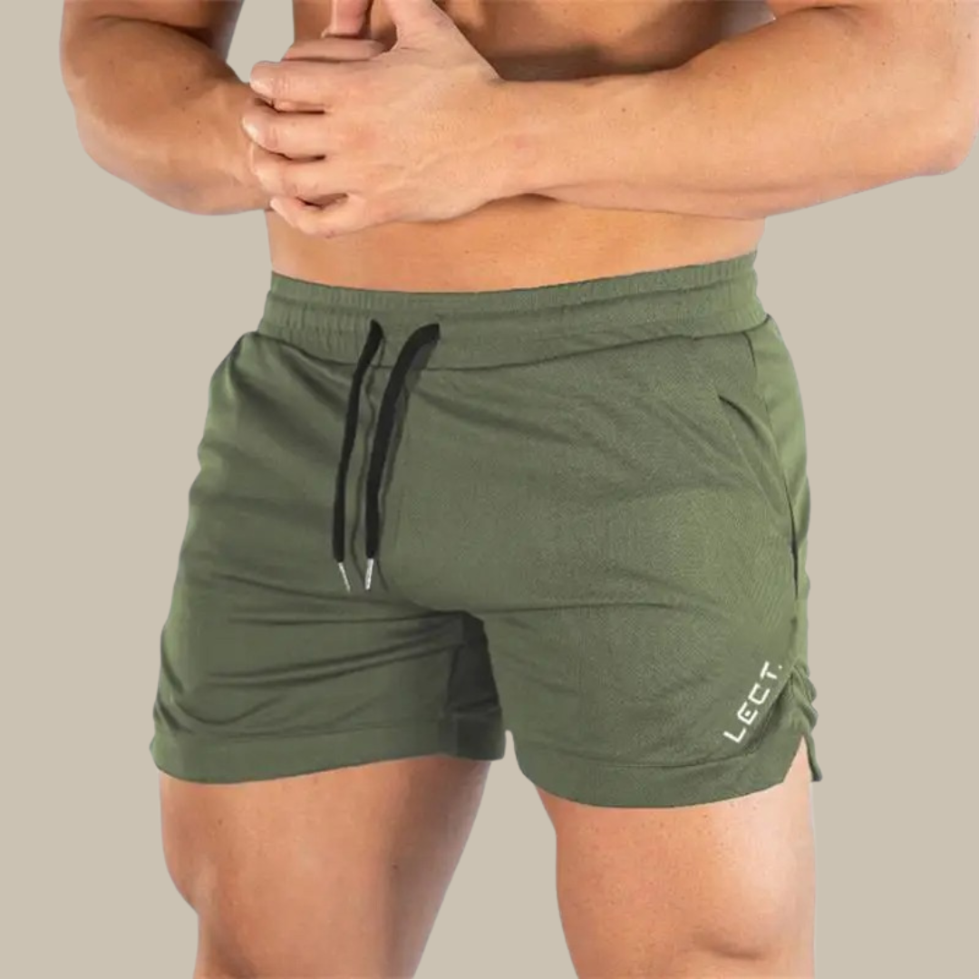 Levoire | Shorts De Bain Sportifs Pour Hommes À Jambes Courtes vert olive